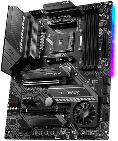 MAG X570S Tomahawk MAX WiFi Gaming Motherboard - ATX, AMD Socket AM4, DDR4, PCIe 4.0, CrossFire, M.2 Slots, Wi-Fi 6E