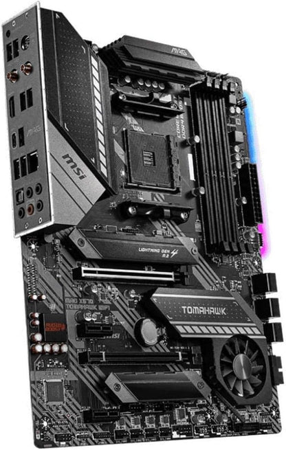 MAG X570S Tomahawk MAX WiFi Gaming Motherboard - ATX, AMD Socket AM4, DDR4, PCIe 4.0, CrossFire, M.2 Slots, Wi-Fi 6E